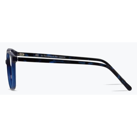 MUSE 35-001684 BLUE EYEGLASSES SUNGLASSES FRAMES 53-16-140 - Picture 3 of 3